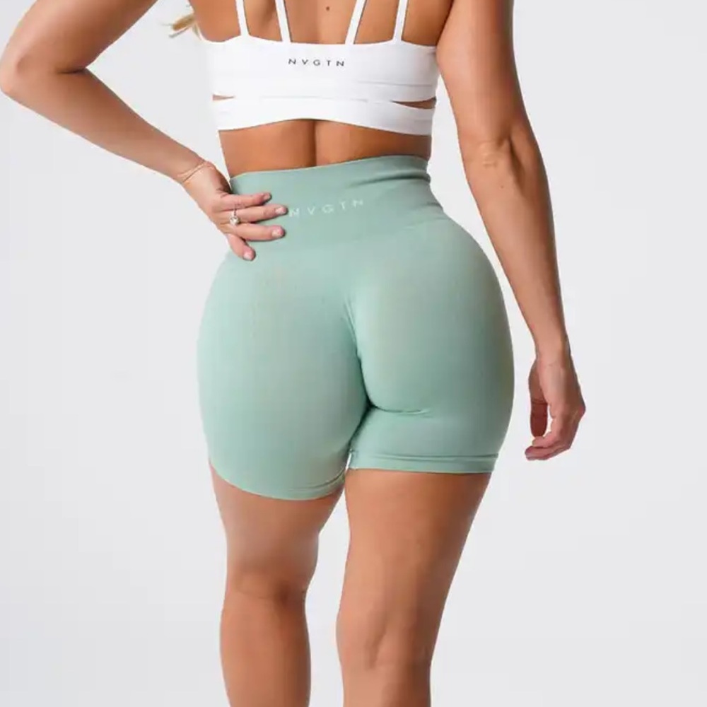 NVGTN SAGE GREEN PRO SHORTS